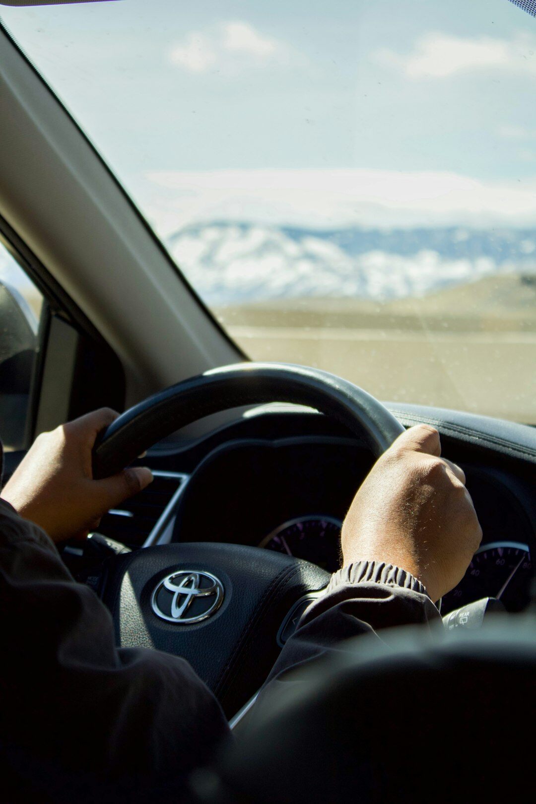 test driving used car